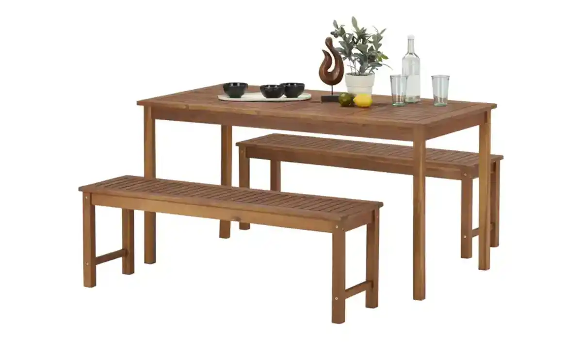 Bild 3 von Yorkshire Bank-Set  Honduras ¦ holzfarben Garten > Gartenmöbel > Gartenmöbelsets - Möbel Kraft