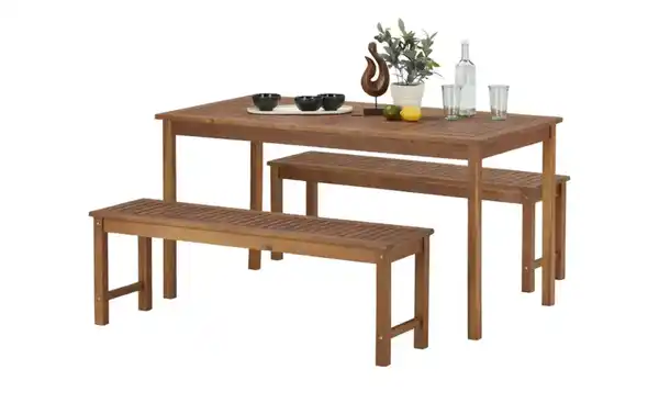 Bild 3 von Yorkshire Bank-Set  Honduras ¦ holzfarben Garten > Gartenmöbel > Gartenmöbelsets - Möbel Kraft