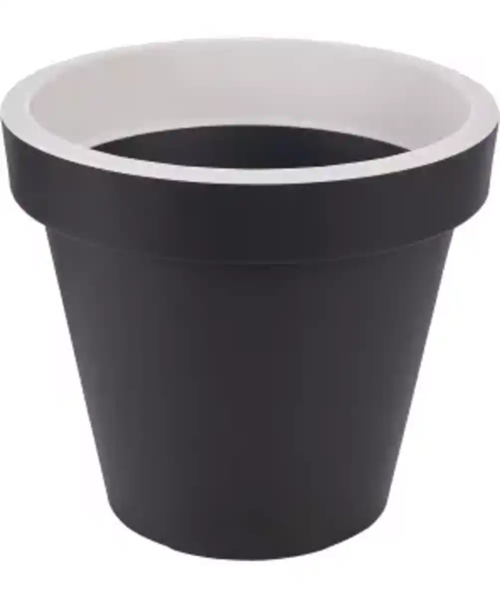 Bild 1 von Pflanztopf mit konischer Form, anthrazit