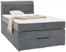Bild 1 von Boxspringbett Runner in Grau ca. 140x200cm, Dunkelgrau