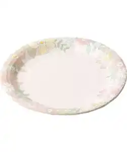 Bedruckte Pappteller, bunt