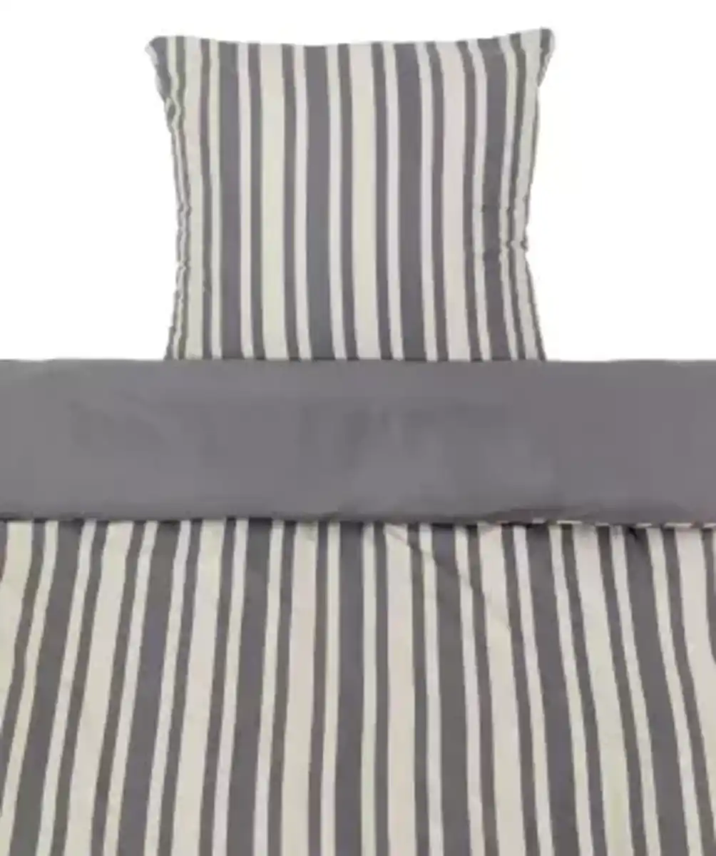 Bild 1 von Mikrofaser-Wendebettwäsche, grau