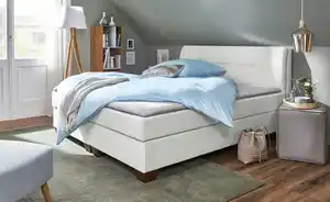 SKAGEN BEDS Boxspringbett  Vegg ¦ grau ¦ Maße (cm): B: 145 H: 112,5 Betten > Boxspringbetten - Möbel Kraft