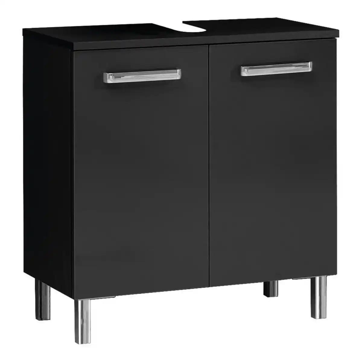 Bild 1 von Carryhome Waschbeckenunterschrank, Anthrazit, Metall, 60x62x33 cm, Made in Germany, stehend, Badezimmer, Badezimmerschränke, Waschbeckenunterschränke