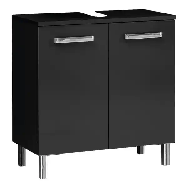 Bild 1 von Carryhome Waschbeckenunterschrank, Anthrazit, Metall, 60x62x33 cm, Made in Germany, stehend, Badezimmer, Badezimmerschränke, Waschbeckenunterschränke