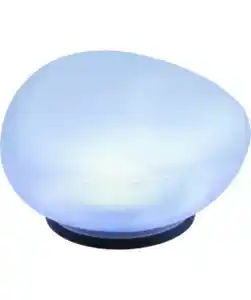 Solarleuchte Stein, milchglas