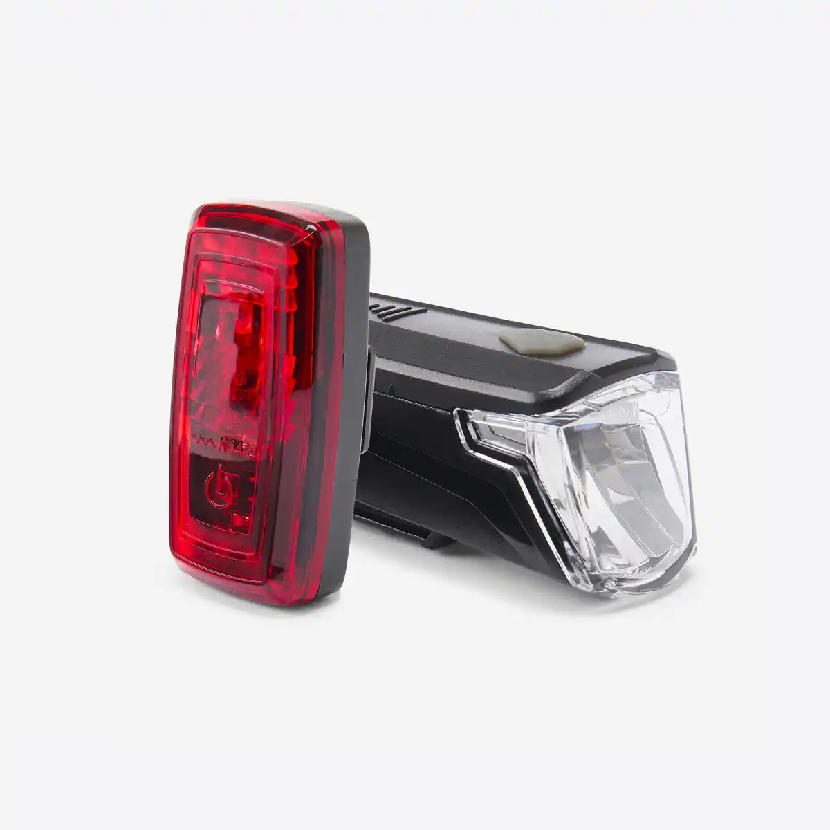 Bild 1 von DECATHLON Fahrradbeleuchtung Set Front-/Rücklicht ST 110 LED batteriebetrieben