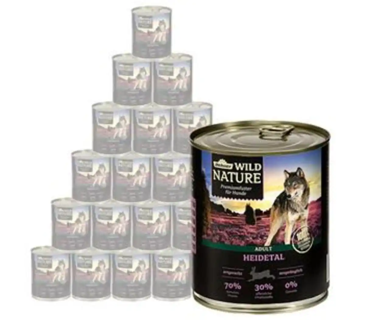 Bild 1 von Dehner Wild Nature Nassfutter für Hunde Heidetal Adult, 400 g/800 g