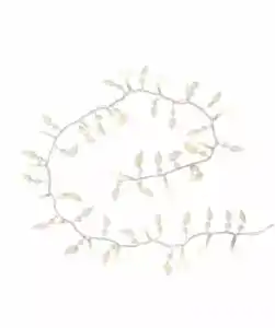 Maritime LED-Lichterkette, creme