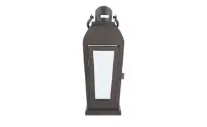 Laterne   ¦ braun ¦ Eisen,Glas ¦ Maße (cm): B: 11 H: 30 T: 11.0 Dekoration > Laternen & Windlichter - Möbel Kraft