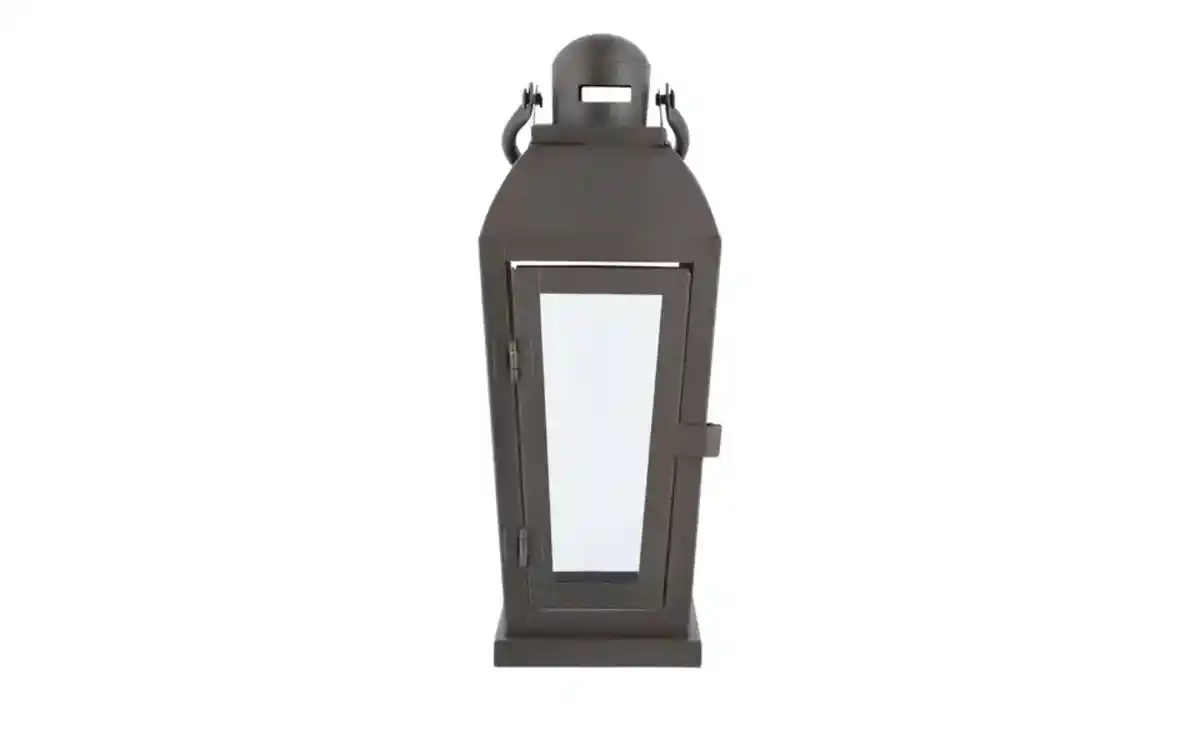 Bild 1 von Laterne   ¦ braun ¦ Eisen,Glas ¦ Maße (cm): B: 11 H: 30 T: 11.0 Dekoration > Laternen & Windlichter - Möbel Kraft