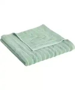 Duschtuch mit Streifenstruktur, grün