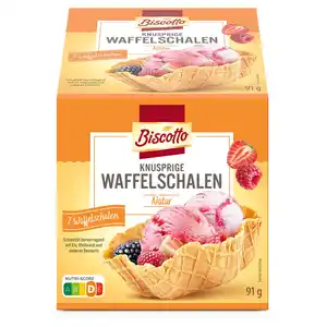 BISCOTTO Waffelschalen 91 g, Klassik