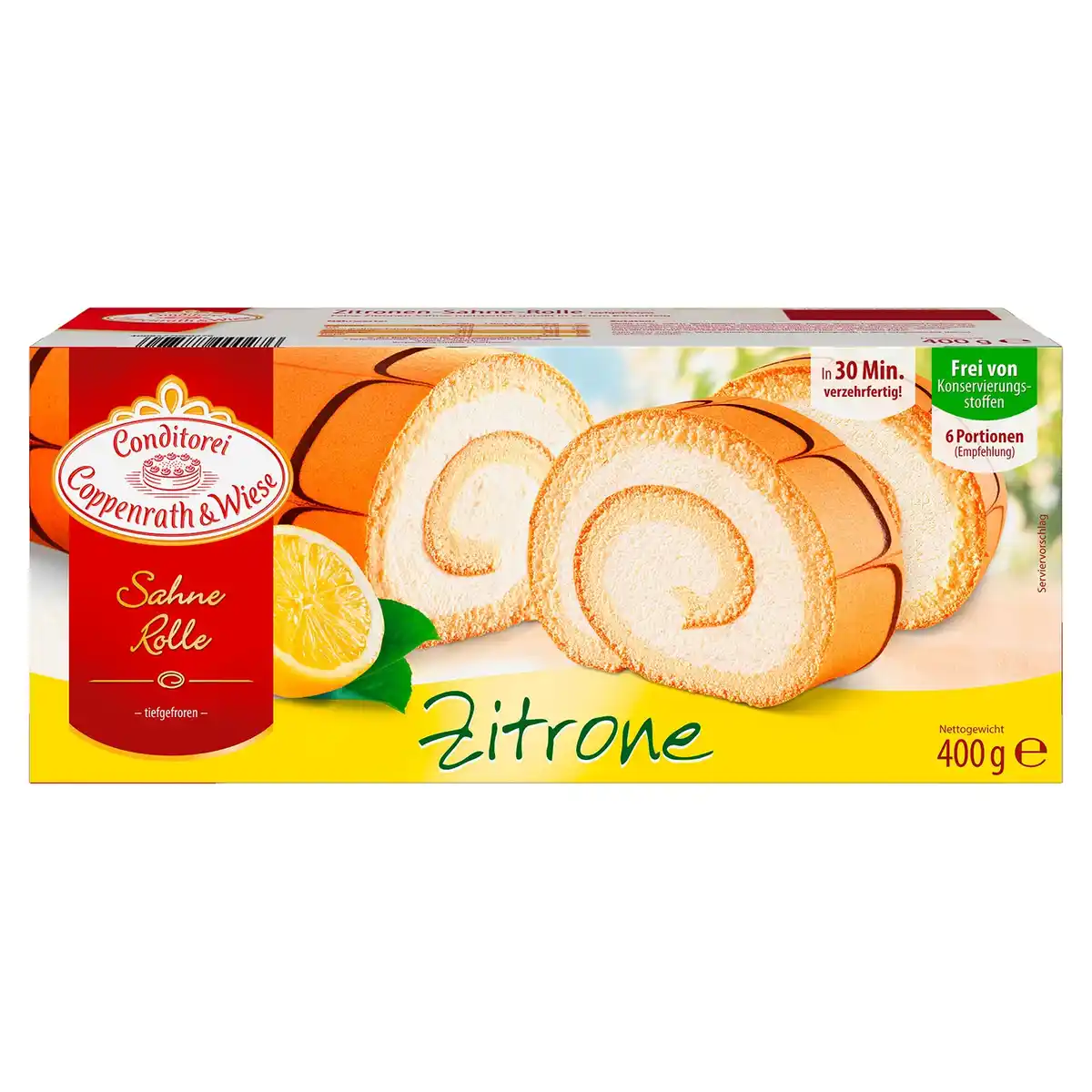 Bild 1 von CONDITOREI COPPENRATH & WIESE Sahnerolle Zitrone 400 g