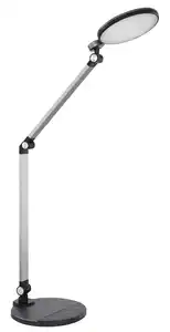LED-Schreibtischleuchte Konsti Schwarz/Alu max. 10 Watt Schreibtischlampe, Schwarz, Alufarben