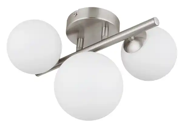 Bild 1 von LED-Deckenleuchte Riha Opal/Nickelfarben max. 3,5 W Deckenlampe, Opal, Nickelfarben