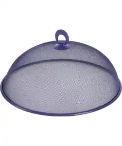 Abdeckhaube aus Metallgeflecht, dunkelblau