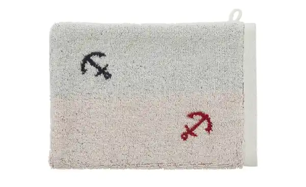 Bild 2 von como Waschhandschuh  Anker ¦ weiß ¦ Maße (cm): B: 16 Heimtextilien > Badtextilien und Zubehör > Handtücher - Möbel Kraft