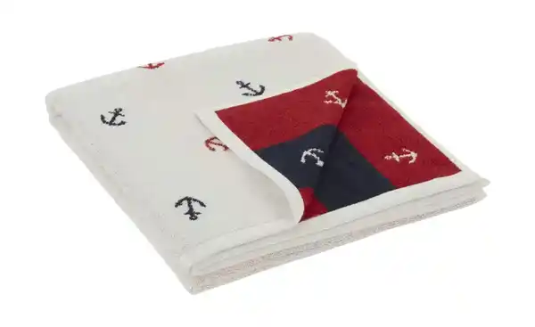 Bild 3 von como Duschtuch  Anker ¦ weiß ¦ Maße (cm): B: 70 Heimtextilien > Badtextilien und Zubehör > Handtücher - Möbel Kraft