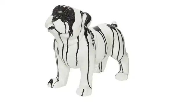 Bild 1 von HOME STORY Deko Hund   ¦ weiß ¦ Polyresin (Kunstharz) ¦ Maße (cm): B: 41 H: 30,3 T: 18.4 Dekoration > Dekoartikel - Möbel Kraft