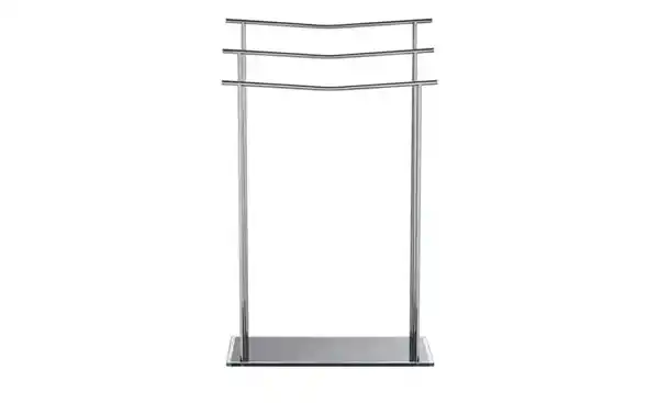 Bild 2 von KHG Handtuchständer   ¦ silber ¦ Edelstahl ¦ Maße (cm): B: 20 H: 74 Badaccessoires - Möbel Kraft