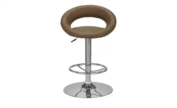 Bild 3 von Barhocker   ¦ braun ¦ Maße (cm): B: 54 H: 81 T: 49.0 Polstermöbel > Hocker > Barhocker - Möbel Kraft