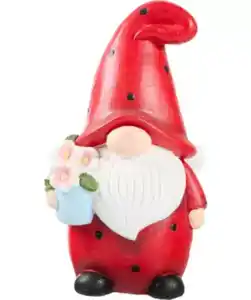 Garten Deko-Wichtel, rot