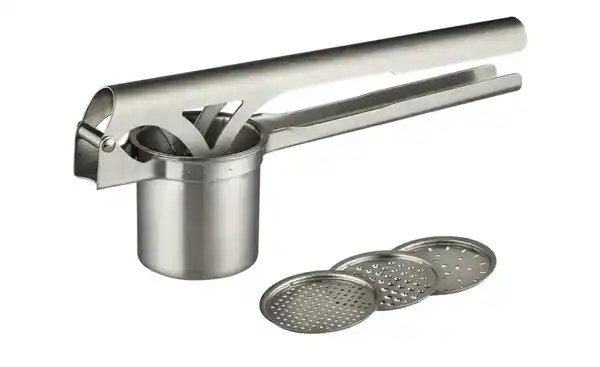 Bild 2 von Meisterkoch Kartoffel- und Spätzlepresse  OPTIMUS ¦ silber ¦ Edelstahl ¦ Maße (cm): B: 15 H: 8 Küchenzubehör & Helfer > Küchenhelfer - Möbel Kraft