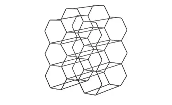 Bild 3 von HOME STORY Weinregal   ¦ schwarz ¦ Maße (cm): B: 19,5 H: 34 Regale > Weinregale - Möbel Kraft