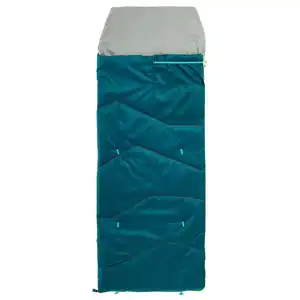 QUECHUA Schlafsack Kinder 10 °C Camping - MH100 blau