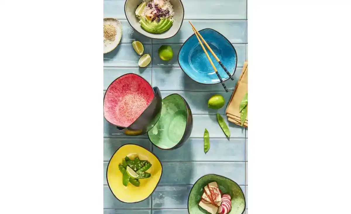 Bild 1 von Peill+Putzler Schüssel  Poké Bowls ¦ grau ¦ Steinzeug/Steingut ¦ Maße (cm): B: 16,5 H: 6,5 Geschirr > Einzelgeschirrteile - Möbel Kraft