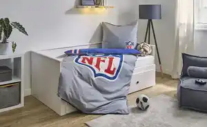 Herding Bettwäsche  NFL ¦ grau ¦ Maße (cm): B: 135 Bettwaren > Bettwäsche-Sets > Ganzjahresbettwäsche - Möbel Kraft