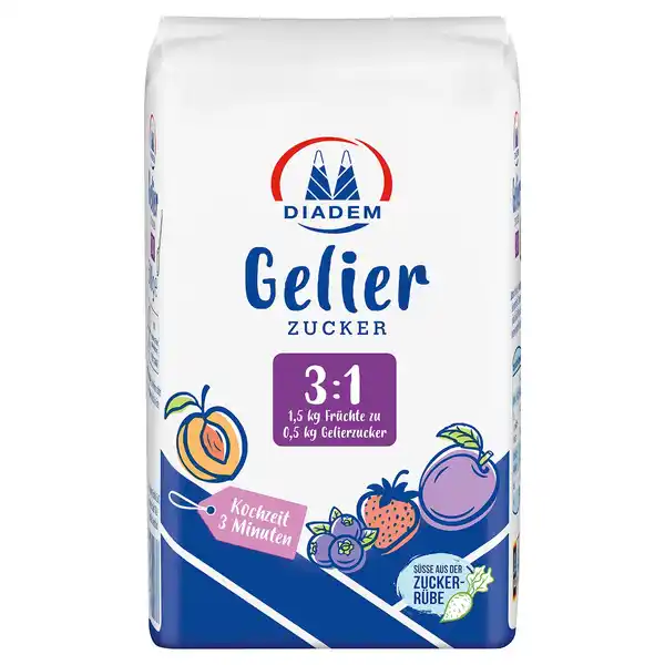 Bild 1 von DIADEM Gelierzucker 3:1