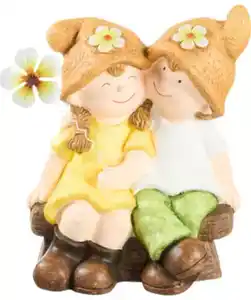 Dekofigur aus Polyresin, bunt