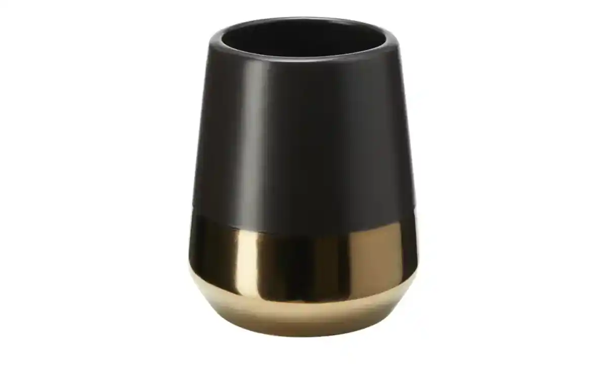 Bild 1 von Zahnputzbecher  Brandol für Gray & Jones ¦ schwarz ¦ Keramik ¦ Maße (cm): H: 10  Ø: 8.0 Badaccessoires - Möbel Kraft