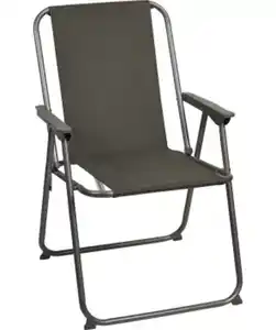 Klappstuhl Camping, grau