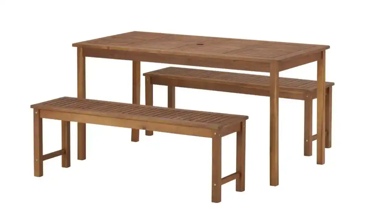 Bild 1 von Yorkshire Bank-Set  Honduras ¦ holzfarben Garten > Gartenmöbel > Gartenmöbelsets - Möbel Kraft