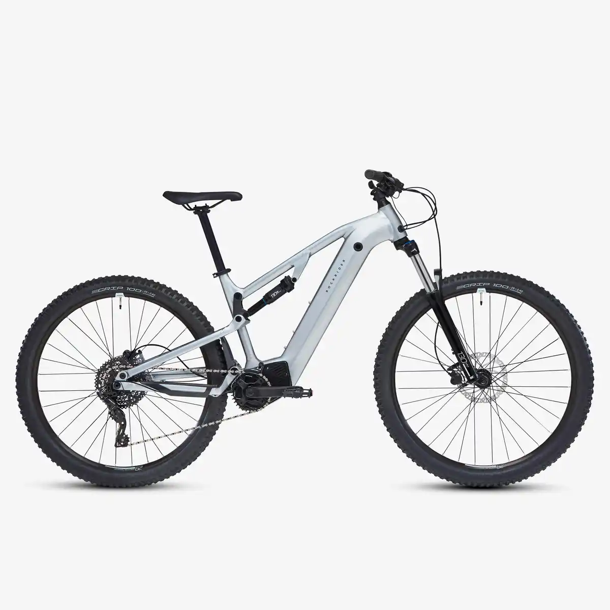 Bild 1 von ROCKRIDER E-Mountainbike 29 Zoll E-EXPL 500S vollgefedert grau-metallic