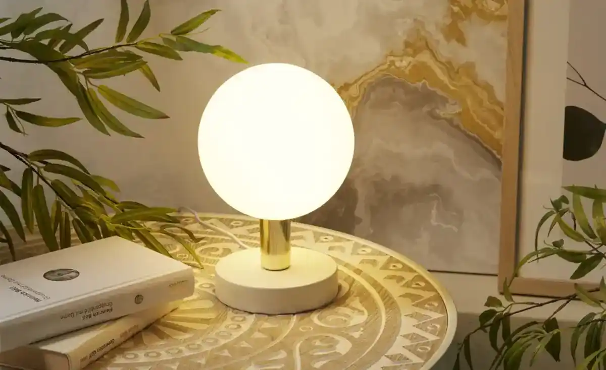 Bild 1 von levelone Tischleuchte  1-flammig  messing-antik   ¦ gold ¦ Maße (cm): H: 22  Ø: 15.0 Sale > Lampen-Sale - Möbel Kraft