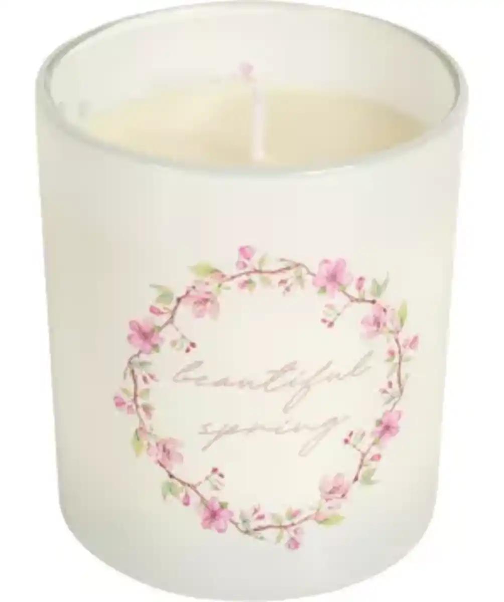 Bild 1 von Duftkerze Frühling, weiß