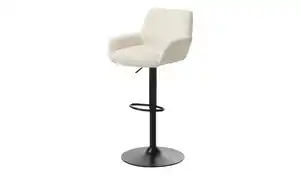 smart Barhocker aus Cord  ¦ beige ¦ Maße (cm): B: 57 H: 112 T: 55.0 Polstermöbel > Hocker > Barhocker - Möbel Kraft