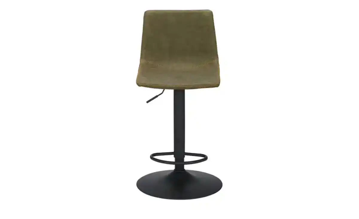 Bild 3 von Barstuhl   ¦ grün ¦ Maße (cm): B: 45 H: 89 T: 47.0 Polstermöbel > Hocker > Barhocker - Möbel Kraft