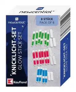 NEWCENTIAL® Knicklichter, 8-St.-Packg.