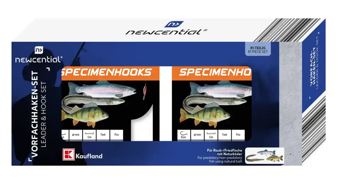 Bild 1 von NEWCENTIAL® Raubfisch-Stahlvorfach-Set, 24-teilig