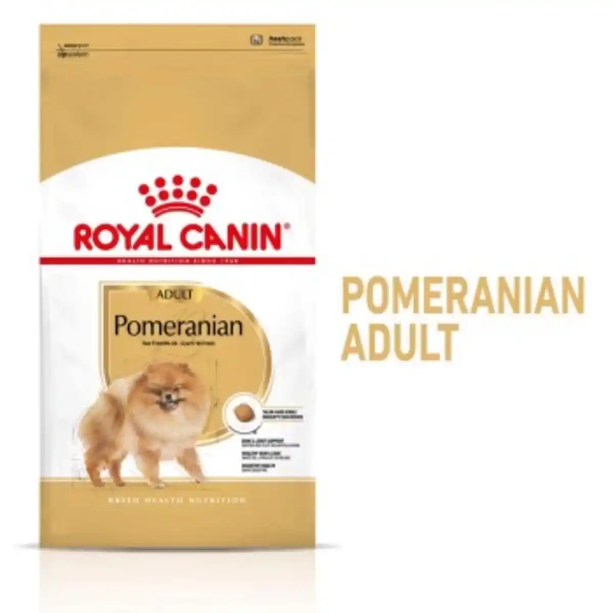 Bild 1 von ROYAL CANIN POMERANIAN BREED ADULT Trockennahrung für ausgewachsene Zwergspitze (>8 Monate) 1,5 kg