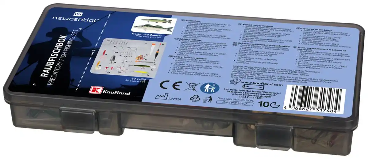 Bild 1 von NEWCENTIAL® Raubfischbox »Hecht/Zander«, 59-teilig