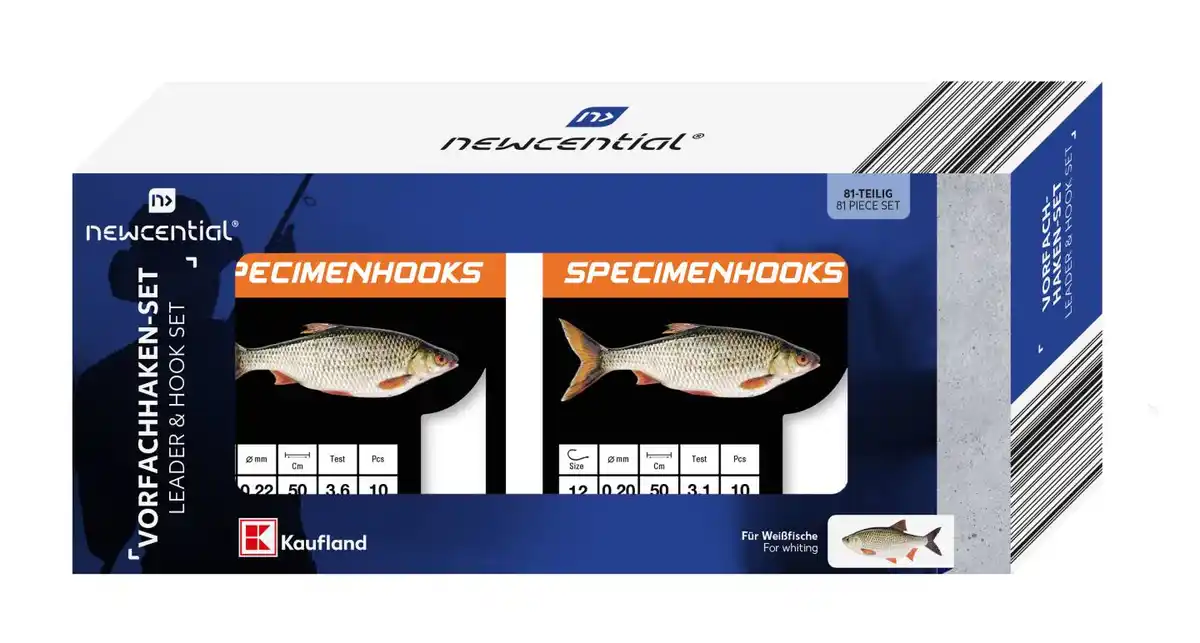 Bild 1 von NEWCENTIAL® Vorfachhaken-Set »Weißfische«, 81-teilig