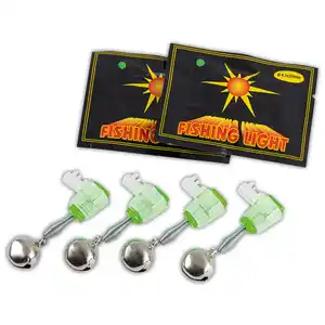 AllGear Fishing Nachtangel-Set Glocken und Knicklichter