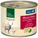 Bild 1 von REAL NATURE Original Nassfutter für Hunde Adult Hirsch und Huhn 12x200 g