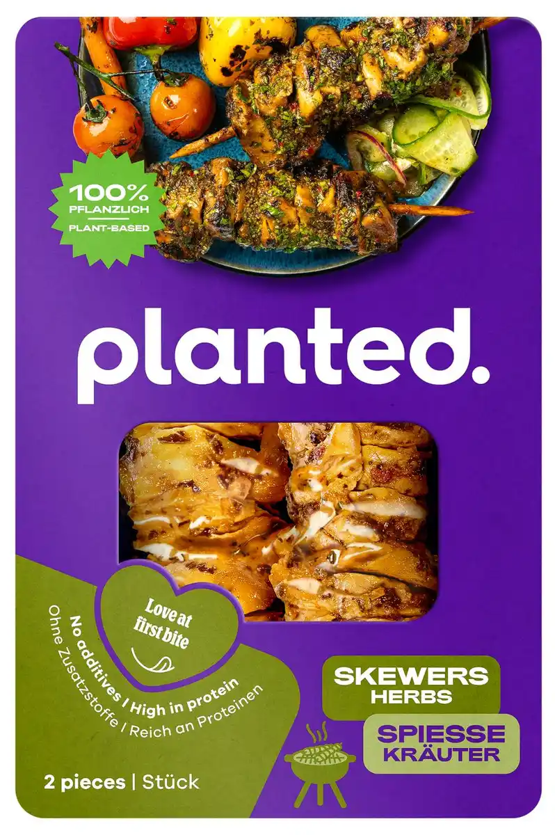 Bild 1 von PLANTED. Veganer Fleischersatz, 2 St. = 160 - 200-g-Packg.